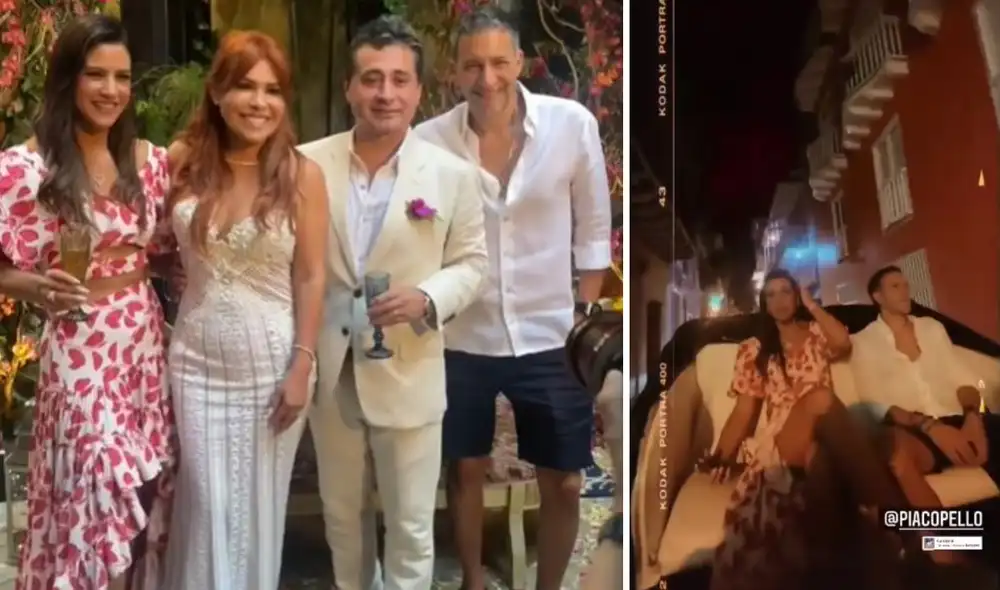 María Pía Copello se casó con Samuel Dyer en el año 2006. Foto: captura Instagram