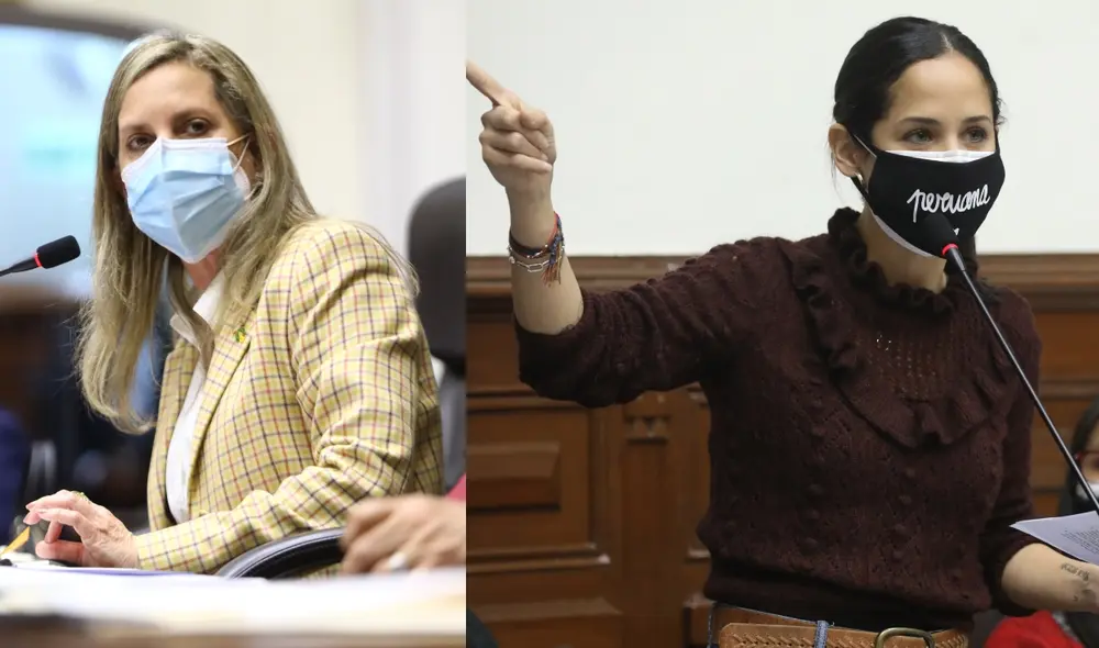 “Es urgente que la señora María del Carmen Alva aclare lo señalado en el reportaje", dijo Sigrid Bazán. Foto: composición/Congreso