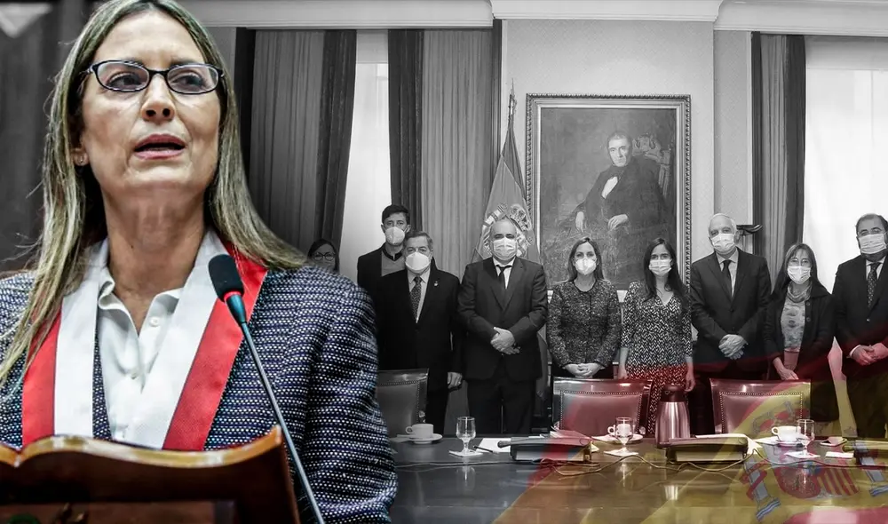 La presidenta del Congreso, María del Carmen Alva, afrontará una moción de censura en los próximos días tras haber sostenido reuniones con los diputados de España. Foto: composición / Jamin Ceras