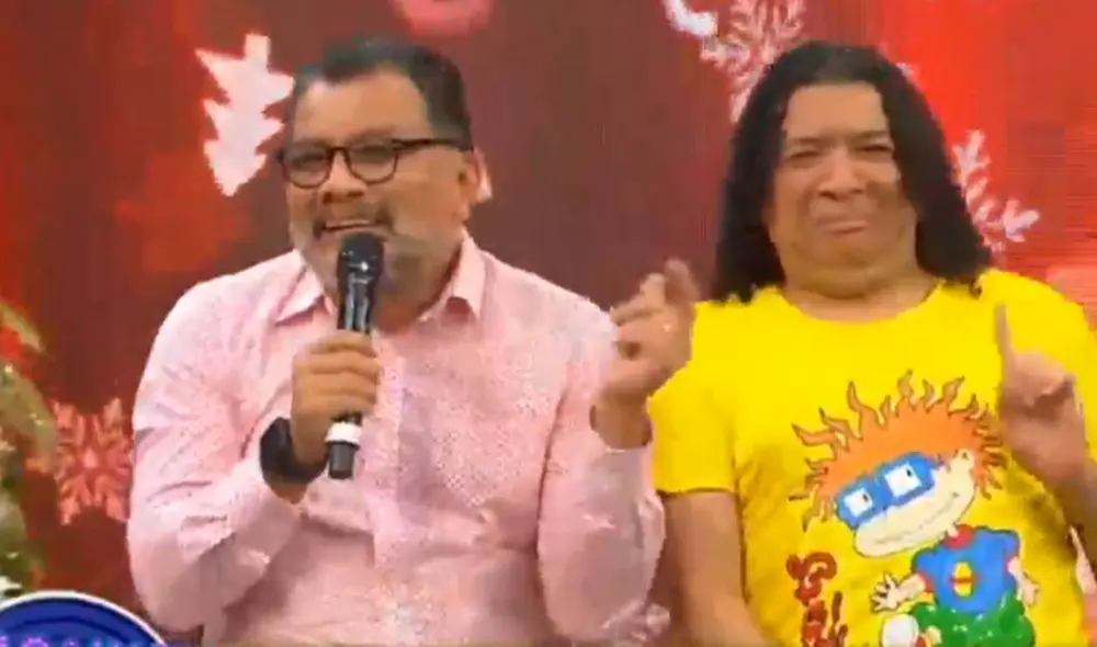 Tomás Angulo y Carlos Vílchez en entrevista con Magaly Medina. Foto: captura de ATV