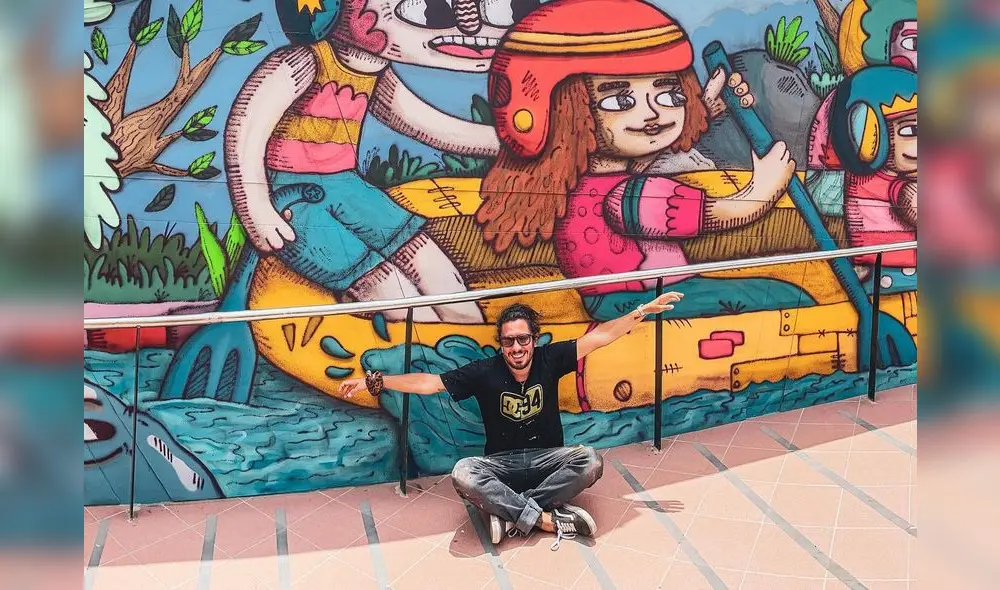 JC Cake vivió la iniciativa los graffitis más dulces como un reto para su carrera. Foto: Instagram. JC Cake vivió la iniciativa los graffitis más dulces como un reto para su carrera. Foto: Instagram.