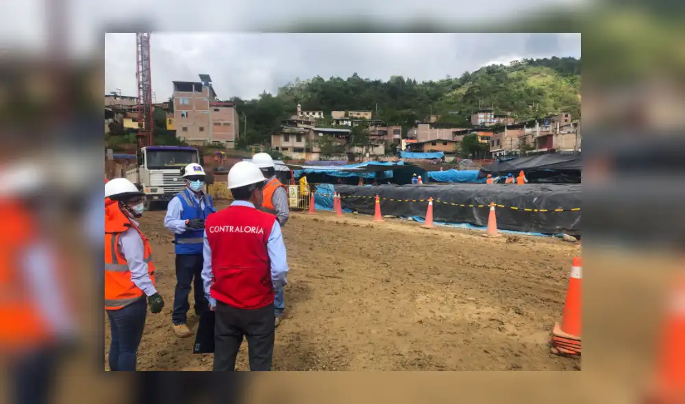 Los equipos de control inspeccionaron el avance de las obras. Foto: Contraloría
