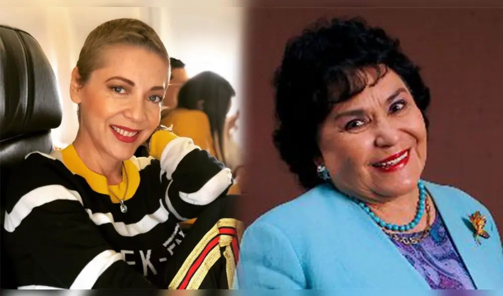 Carmen Salinas descansa en paz junto a su querida amiga y colega Edith González. Foto: Edith González/Instagram