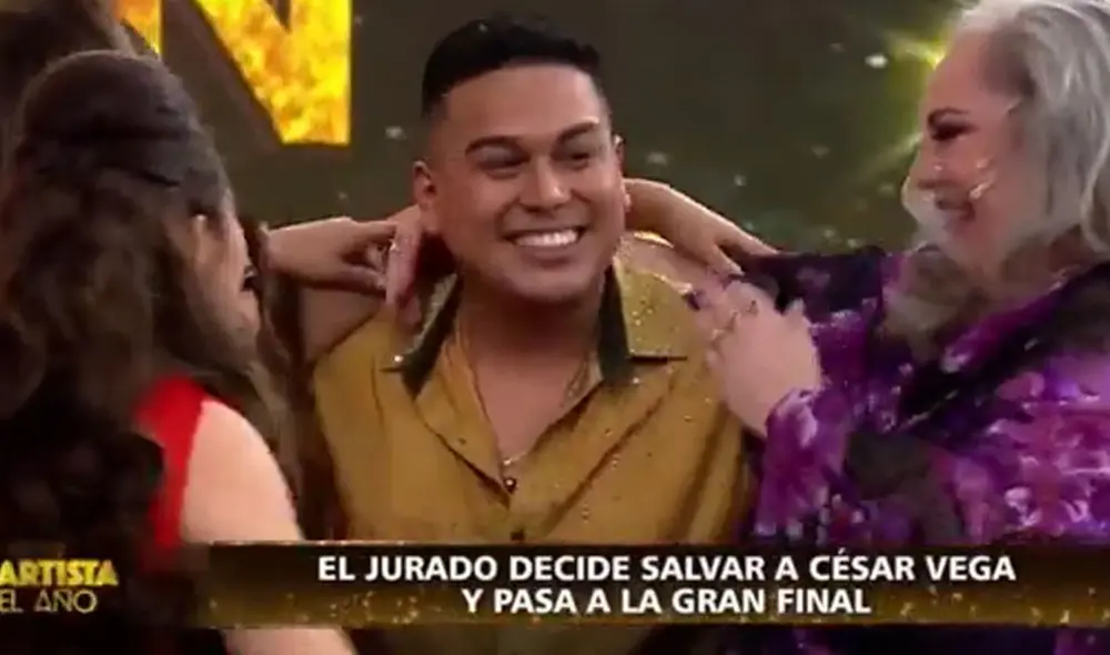César Vega cayó en sentencia en la edición pasada de El artista del año. Foto: captura América TV César Vega cayó en sentencia en la edición pasada de El artista del año. Foto: captura América TV