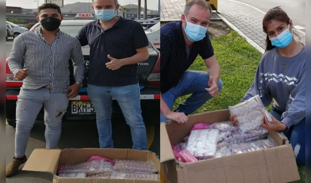 Taxista devolvió los productos tras denuncia del comerciante. Foto: Buenos Días Perú