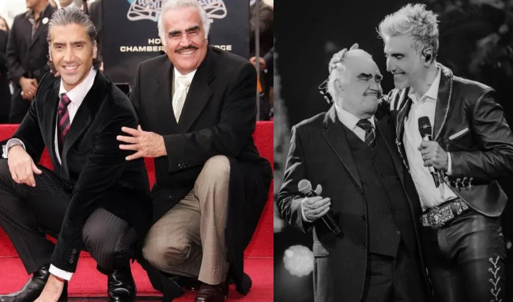 Alejandro Fernández rindió homenaje a su padre Vicente Fernández en uno de sus últimos conciertos en México. Foto: Alejandro Fernández/Instagram