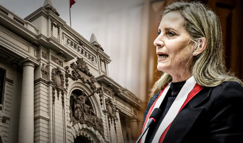 La presidenta del Congreso, María del Carmen, viene siendo cuestionada por sus comentarios contra el Gobierno de Pedro Castillo. Foto: composición/ Jazmin Ceras