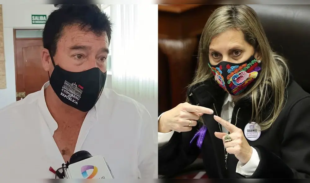 Respecto al comunicado de la bancada de Acción Popular que respaldó a María del Carmen Alva, Martínez señaló que no le consultaron sobre su punto de vista. Foto: composición La República/ LR/Congreso