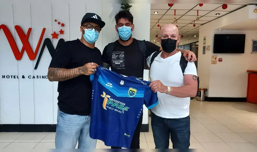 Maximiliano Freitas, Gabriel Leyes y el preparador físico Ramón Vásquez llegaron juntos a Chiclayo. Foto: Clinton Medina