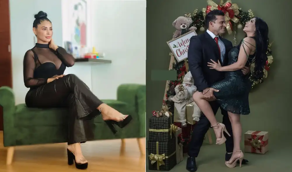 Pamela Franco habló de Christian Domínguez en su visita a El artista del año. Foto: Instagram/Pamela Franco/Christian Domínguez