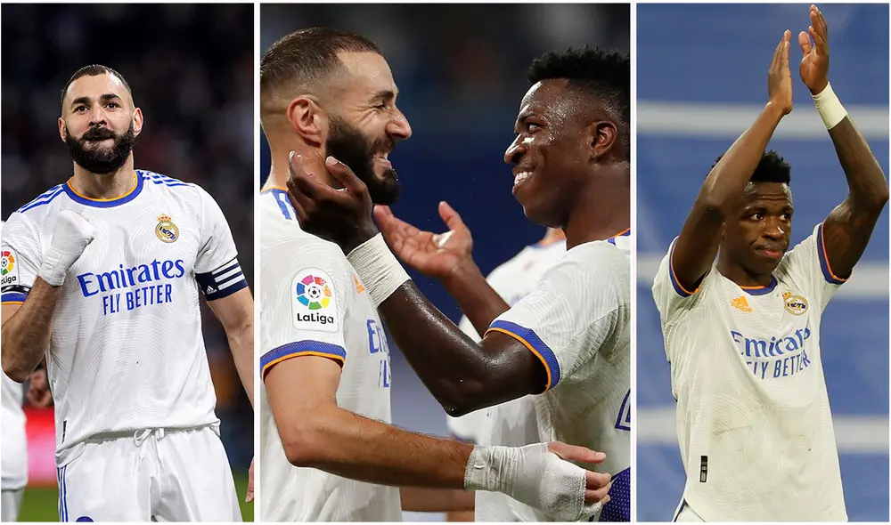 Benzema y Vinicius son dos de las principales estrellas del Real Madrid. Foto: composición/ EFE/ Marca Benzema y Vinicius son dos de las principales estrellas del Real Madrid. Foto: composición/ EFE/ Marca
