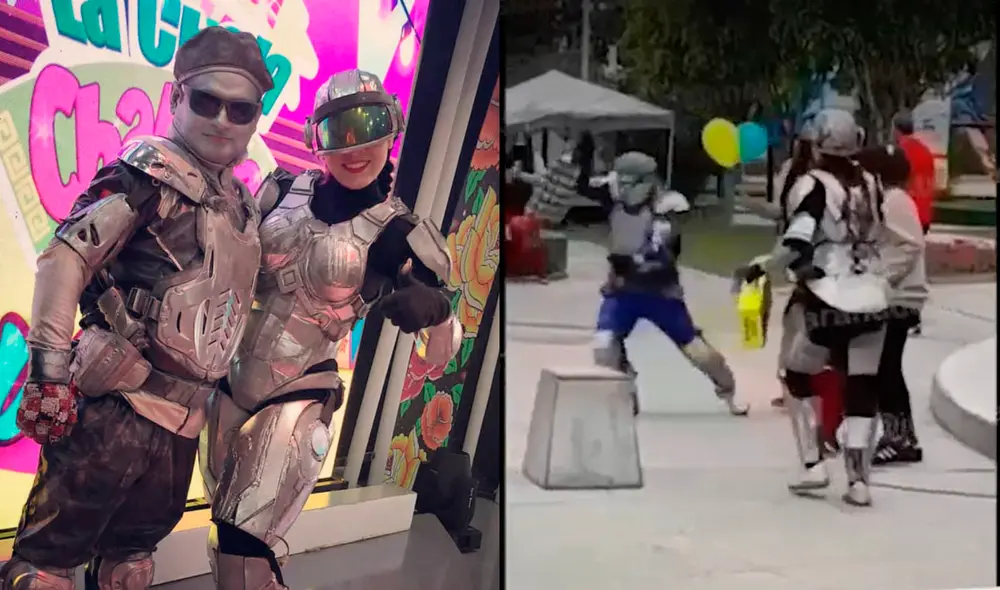 El portal de espectáculos Instarándula captó a 'Robotín' y 'Robotina' trabajando juntos. Foto: composición/Instagram/Karelys Molina/Instarándula