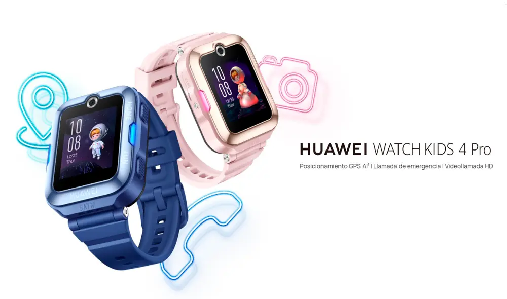 Este reloj para niños ofrece a los padres saber dónde se encuentran los menores y emplea medidas de seguridad. Foto: Huawei