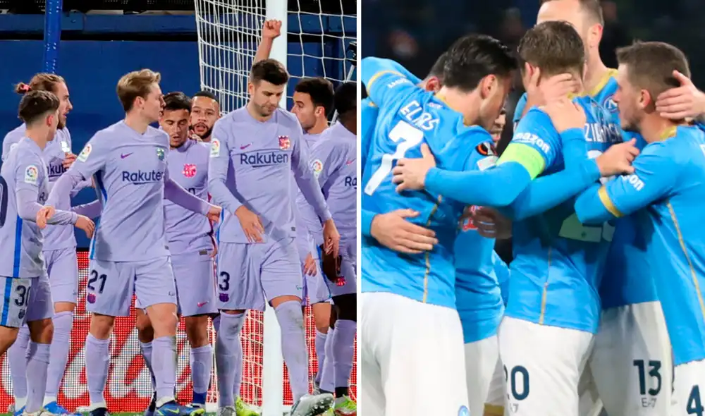 Los culés recibirán al Nápoli en Barcelona y cierran en Italia. Foto: EFE Los culés recibirán al Nápoli en Barcelona y cierran en Italia. Foto: EFE