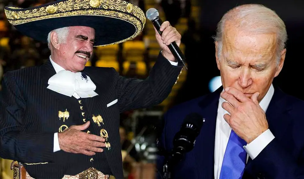 El presidente Joe Biden destacó el legado de Vicente Fernández tras su fallecimiento. Foto: composición/Revista semanal/Jonathan Ernst El presidente Joe Biden destacó el legado de Vicente Fernández tras su fallecimiento. Foto: composición/Revista semanal/Jonathan Ernst