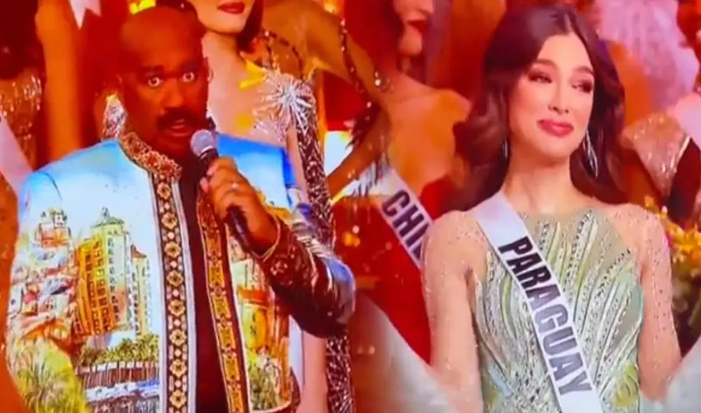 Steve Harvey puso algo de humor en la final del Miss Universo 2021. Foto: captura Telemundo