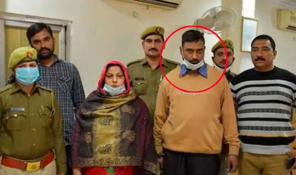 Sudesh Kumar mató a un albañil que tenía rasgos similares a él. Su esposa también estuvo involucrada en el crimen. Foto: Hindustan Times Sudesh Kumar mató a un albañil que tenía rasgos similares a él. Su esposa también estuvo involucrada en el crimen. Foto: Hindustan Times