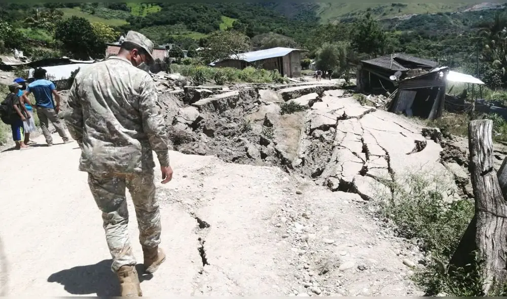 Ejército peruano apoya en emergencia suscitada en el distrito de La Peca. Foto: Sexta Brigada de Selva