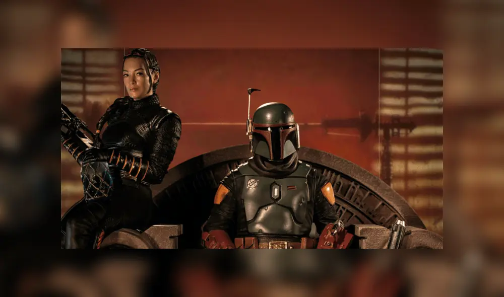 Si The Mandalorian es un western trepidante que salta entre planetas, Boba Fett es como una versión de las películas de gángsters. Foto: Disney Plus. Si The Mandalorian es un western trepidante que salta entre planetas, Boba Fett es como una versión de las películas de gángsters. Foto: Disney Plus.