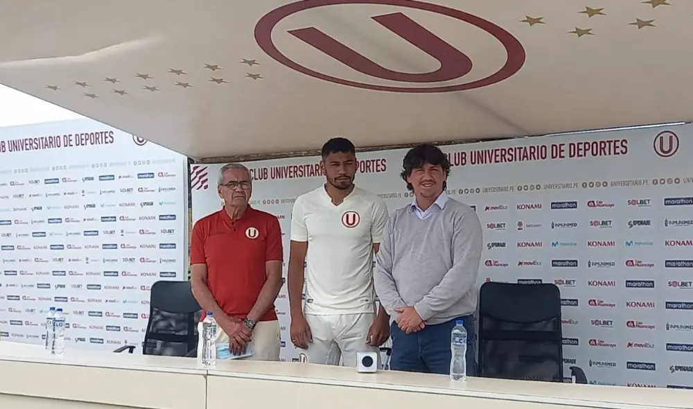 Ángel Cayetano es el jugador número 34 en llegar a la 'U'. Foto: Deysi Portuguéz/ URPI-LR Ángel Cayetano es el jugador número 34 en llegar a la 'U'. Foto: Deysi Portuguéz/ URPI-LR