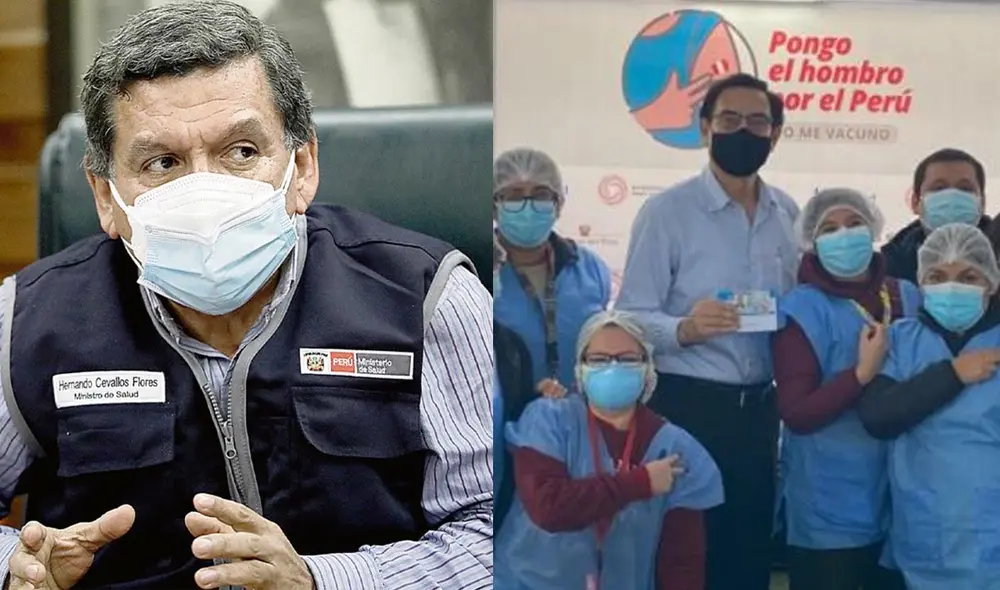 Hernando Cevallos señaló que medidas adoptadas por el Minsa buscan respetar el derecho universal a la vacunación de las personas. Foto: Composición Minsa/Presidencia Hernando Cevallos señaló que medidas adoptadas por el Minsa buscan respetar el derecho universal a la vacunación de las personas. Foto: Composición Minsa/Presidencia