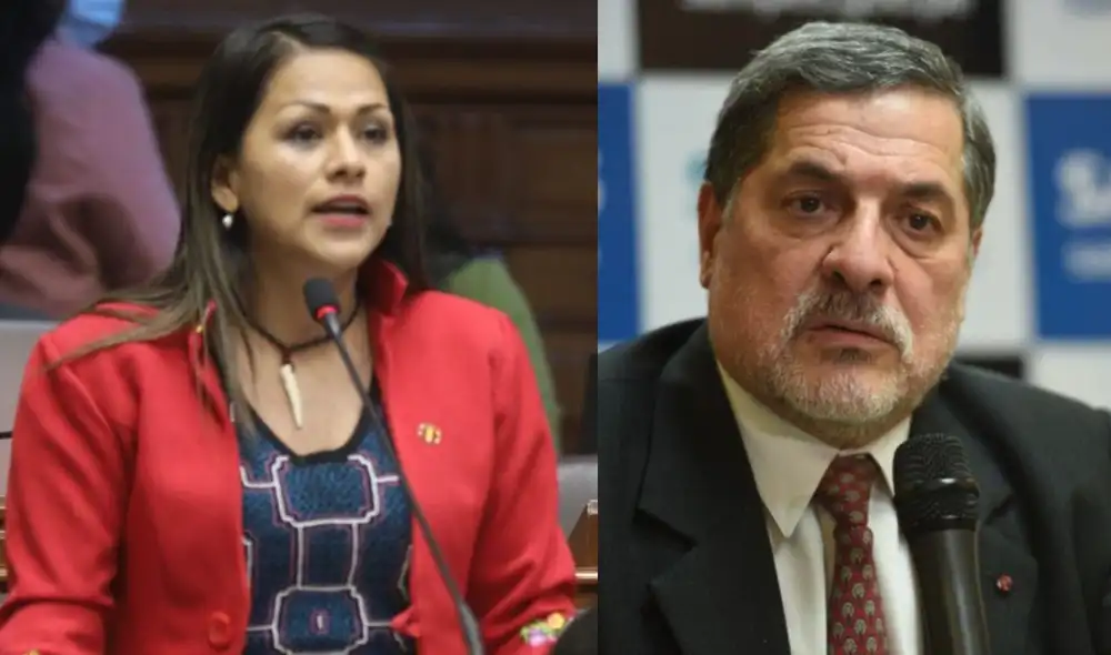 "¿Acaso sentiría cierta vergüenza por el papel que se había suscitado en aquel evento", cuestionó Silvana Robles a Ernesto Bustamante. Foto: composición/Congreso/La República "¿Acaso sentiría cierta vergüenza por el papel que se había suscitado en aquel evento", cuestionó Silvana Robles a Ernesto Bustamante. Foto: composición/Congreso/La República