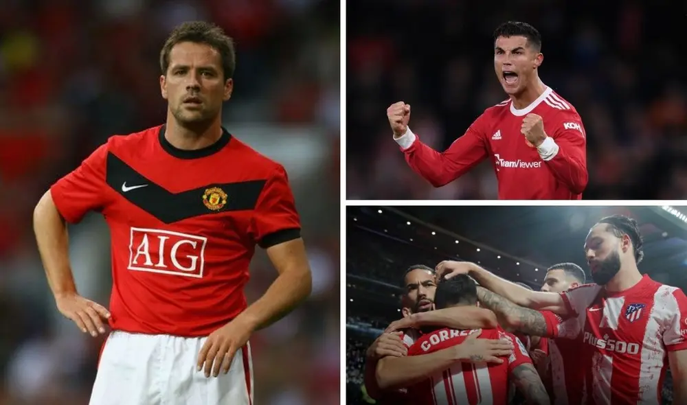 Michael Owen considera que el Atlético de Madrid es más fácil que el PSG. Foto: Composición LR/Manchester United/Atlético de Madrid.