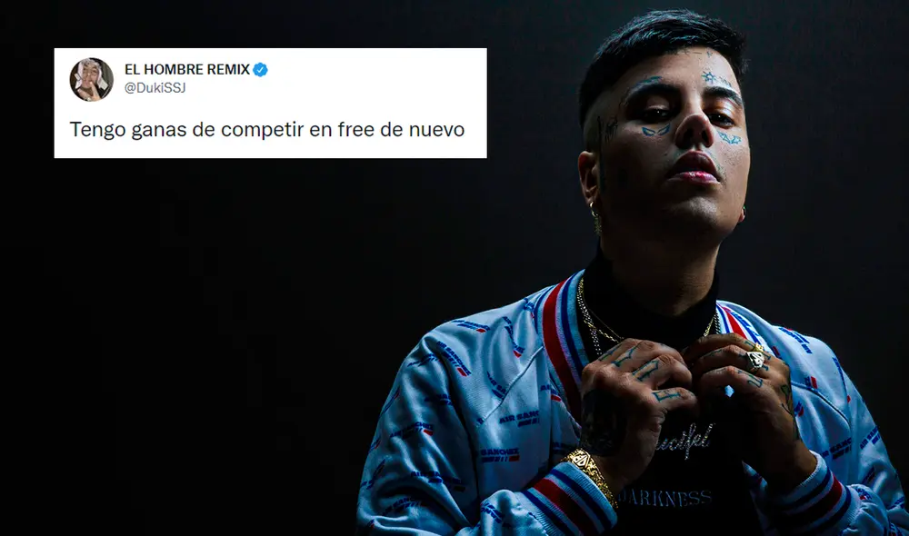 Duki y sus ganas de volver al circuito de batallas. Foto: composición La República