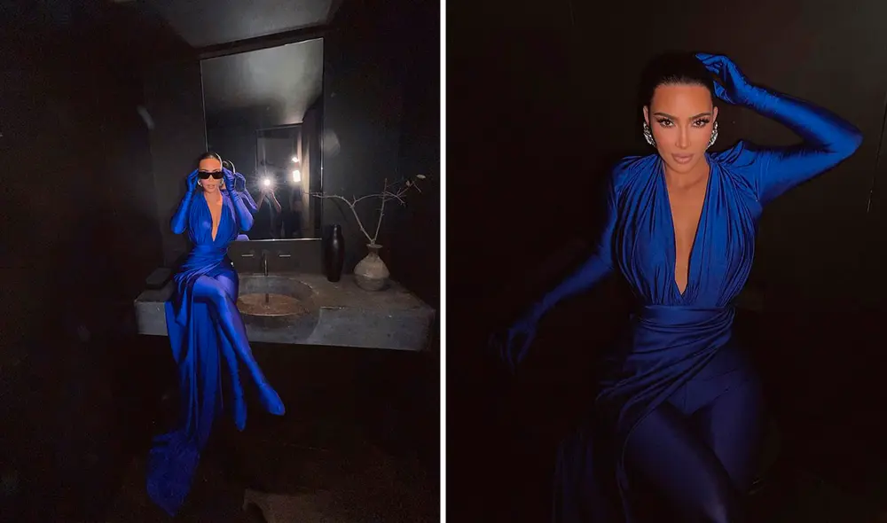 Kim Kardashian celebra haber pasado el Examen de estudiantes de derecho de primer año. Foto: composición/Instagram/Kim Kardashian