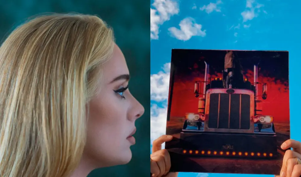 Adele y otros artistas que marcaron el 2021 con sus sorprendentes proyectos discográficos. Foto: composición Adele, Bad Bunny/Instagram.