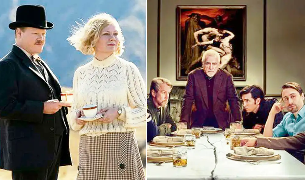 El poder del perro alcanzó siete nominaciones, mientras que ‘Succession’ lidera las categorías de televisión. Foto: composición LR / difusión