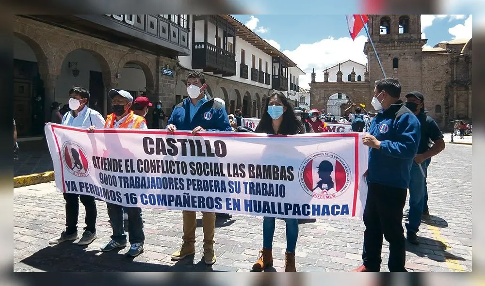 Trabajadores marcharon. Foto: La República