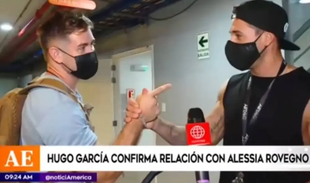 Pancho Rodríguez y Hugo García viven divertido momento durante entrevista. Foto: captura de América TV Pancho Rodríguez y Hugo García viven divertido momento durante entrevista. Foto: captura de América TV