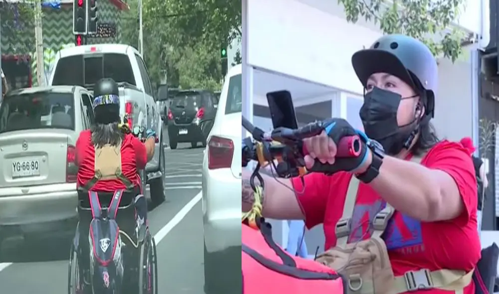 Su innovador método se toba toda la atención en las calles y, al parecer, sería el único en la región con tal vehículo personalizado. Foto: TVN Su innovador método se toba toda la atención en las calles y, al parecer, sería el único en la región con tal vehículo personalizado. Foto: TVN