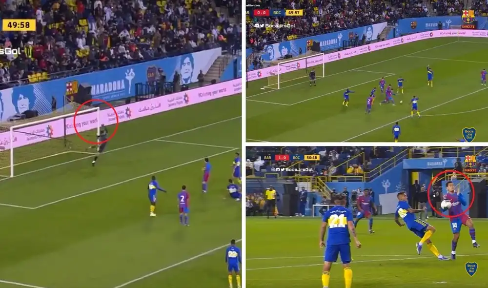 FC Barcelona vence 1-0 a Boca Juniors. Foto: Captura Barza TV.