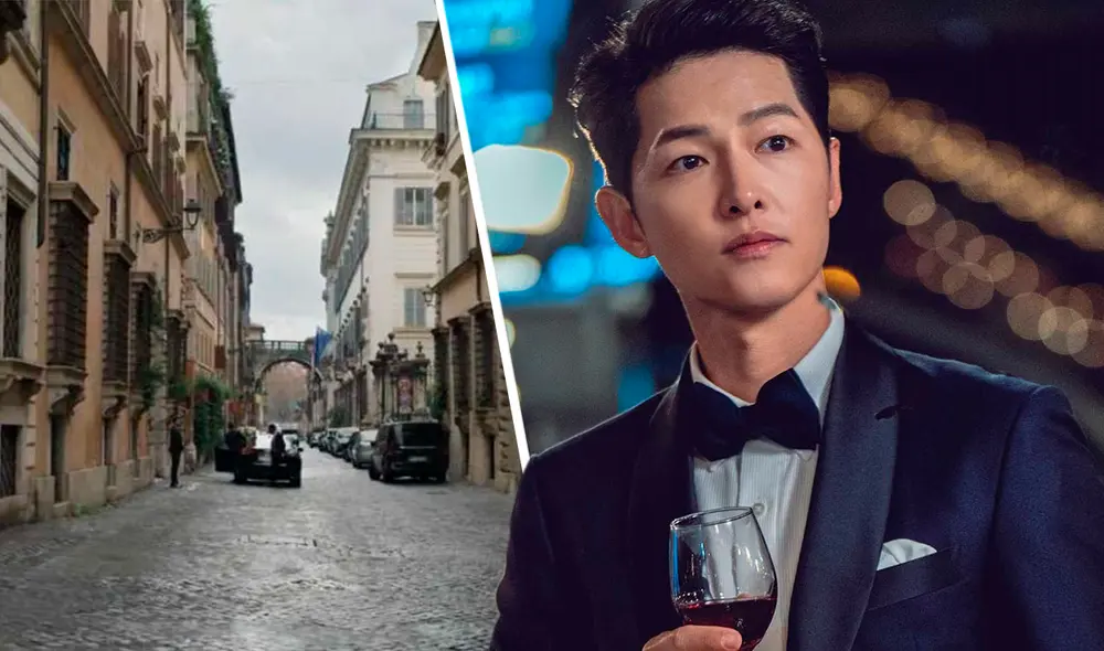 "Vincenzo Cassano finalmente volvió a Italia", comentan seguidoras de la serie. Foto: composición tvN/tvN