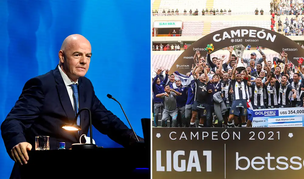 Gianni Infantino es presidente de la FIFA desde 2015. Foto: composición/ AFP/ FPF