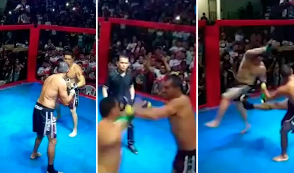 Los dos políticos frente a frente, luego de haber llevado sus diferencias políticas al ring. Foto: captura de video/Poder360 Los dos políticos frente a frente, luego de haber llevado sus diferencias políticas al ring. Foto: captura de video/Poder360