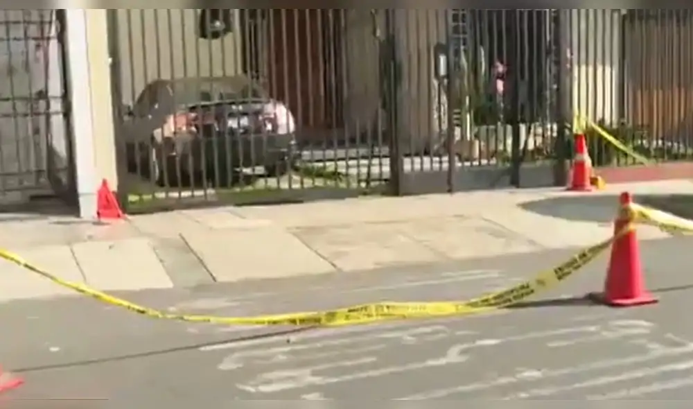 El hecho ocurrió en la calle Juan José Calle. Foto: captura Canal N El hecho ocurrió en la calle Juan José Calle. Foto: captura Canal N