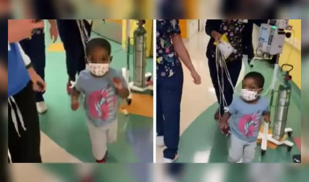 La tierna reacción del pequeño es viral en redes sociales. Foto: captura de TikTok