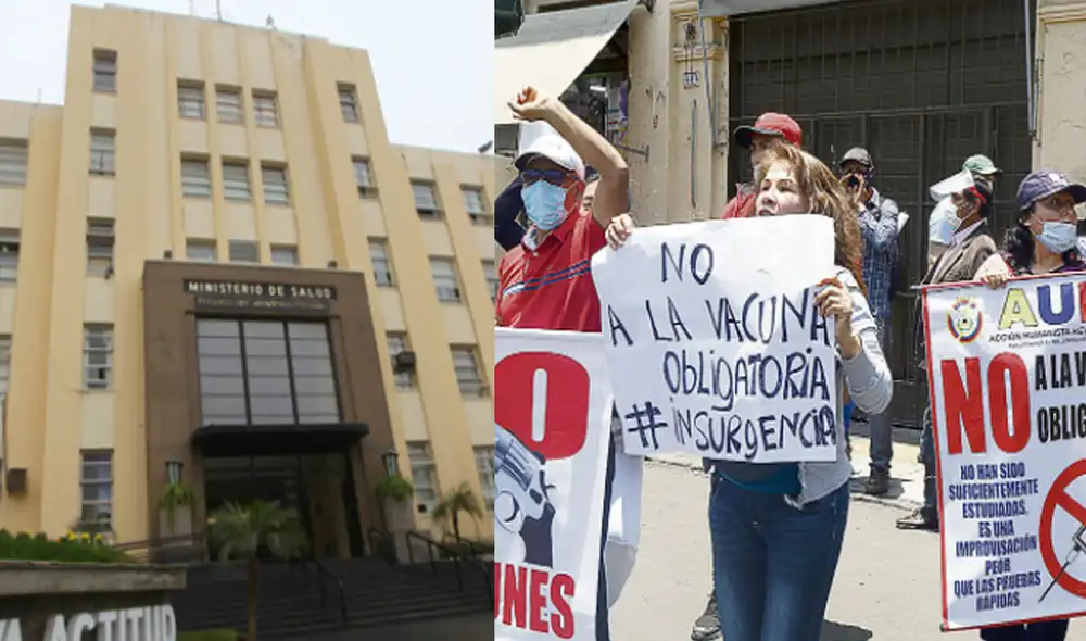 Agrupaciones difunden información falsa y sin sustento científico sobre los componentes de las vacunas. Foto: Félix Contreras/La República