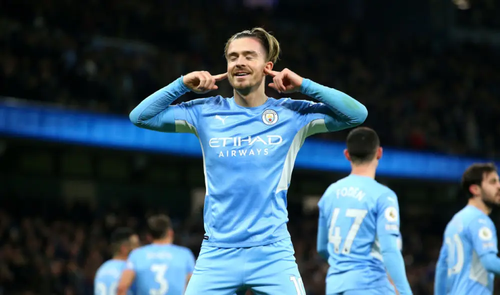 Grealish marcó el segundo gol del compromiso. Foto: Manchester City.