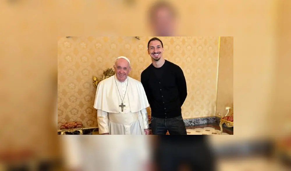 Papa Francisco y Zlatan Ibrahimovic compartieron algunos momentos e el Vaticano. Foto: Ibrahimovic/Instagram Papa Francisco y Zlatan Ibrahimovic compartieron algunos momentos e el Vaticano. Foto: Ibrahimovic/Instagram