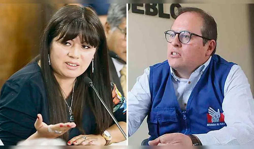 Arequipa. Ángel María Manrique y la gobernadora encargada Kimmerlee Gutiérrez se reunieron. Foto: Composición La República