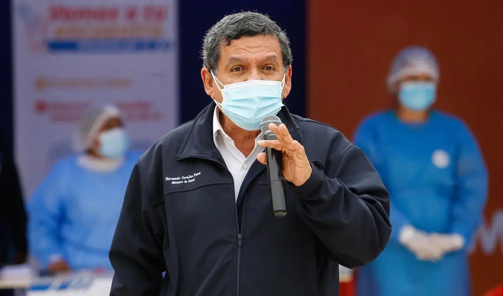 Hernando Cevallos detalló que el 72% de la población objetivo tiene las dos dosis de la vacuna contra la COVID-19. Foto: Minsa