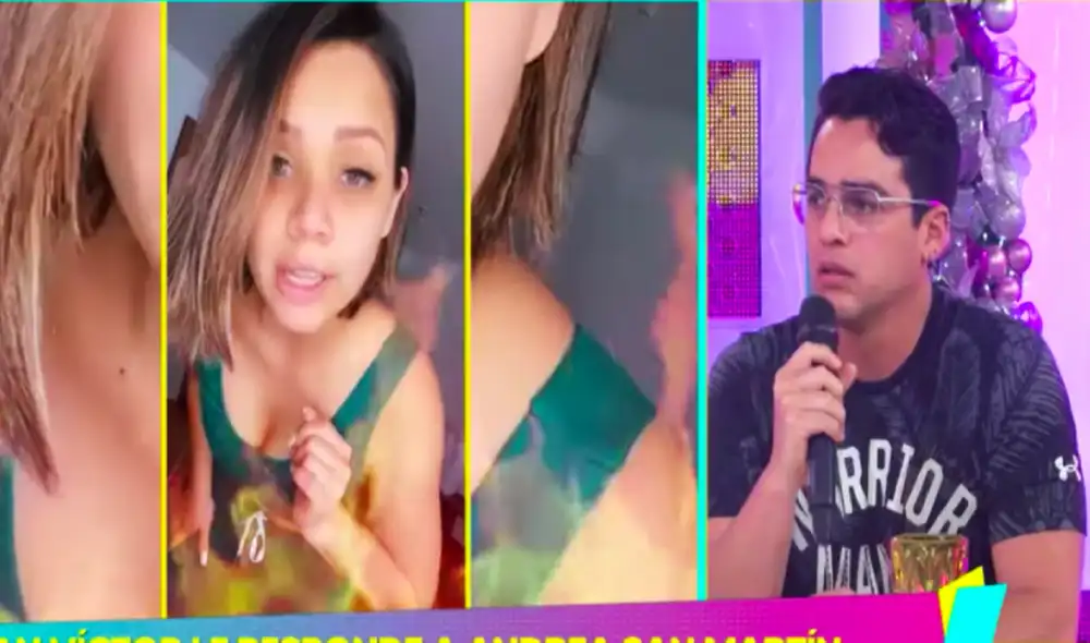 "Me plantearon que firme un documento y desestime todas las denuncias”, dijo la expareja de Andrea San Martín. Foto: captura Willax "Me plantearon que firme un documento y desestime todas las denuncias”, dijo la expareja de Andrea San Martín. Foto: captura Willax