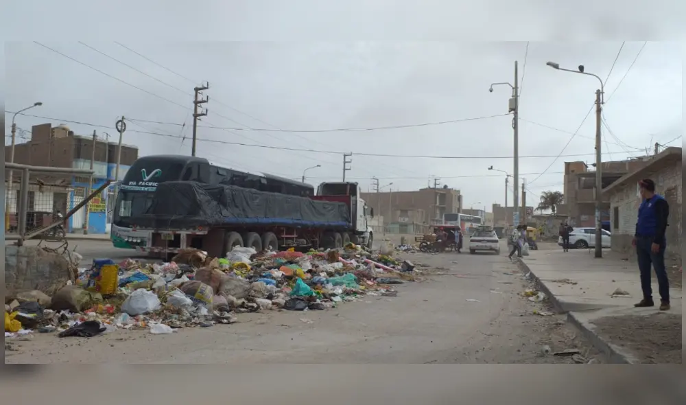 La Defensoría constató que en la avenida Chiclayo en José Leonardo Ortiz el problema de la basura es crítico. Foto: Defensoría del Pueblo La Defensoría constató que en la avenida Chiclayo en José Leonardo Ortiz el problema de la basura es crítico. Foto: Defensoría del Pueblo