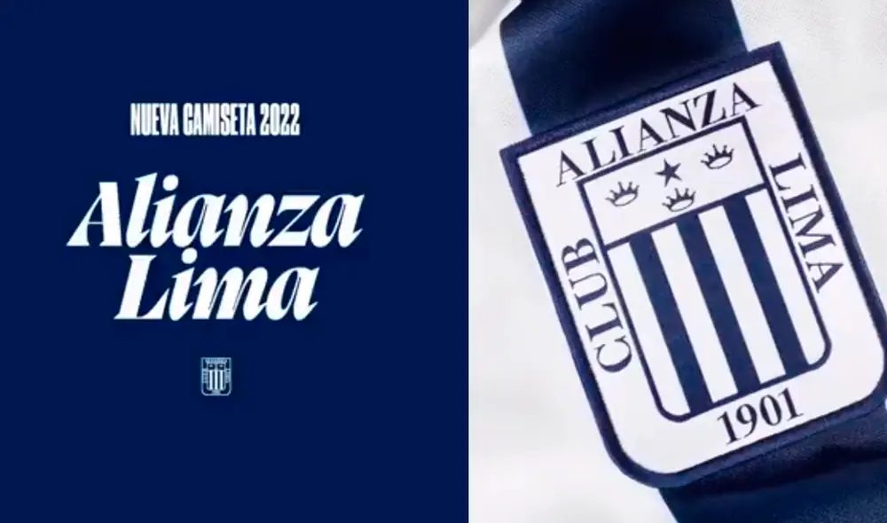 Alianza Lima presentó su camiseta edición 2022. Foto: captura Alianza Lima Alianza Lima presentó su camiseta edición 2022. Foto: captura Alianza Lima