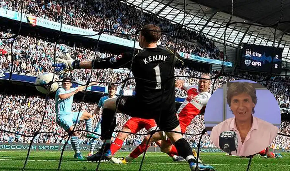 Sergio Agüero anotó el gol decisivo que le dio al Manchester City la Premier League de la temporada 2011-12. Foto: composición