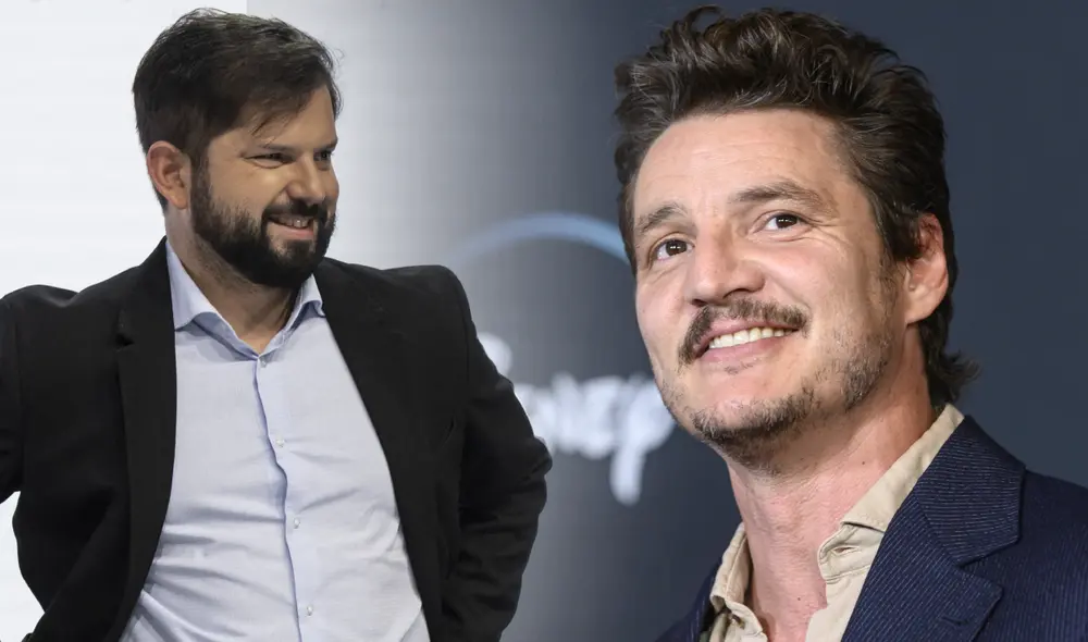 "Los quiero invitar a votar por un líder comprometido con la democracia", dijo Pedro Pascal sobre Gabriel Boric. Foto: composición AFP